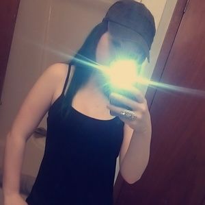 Black tank top